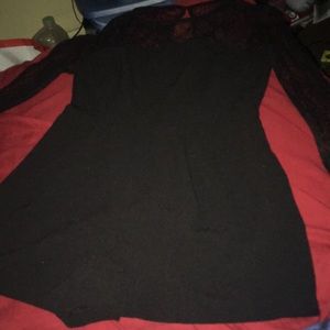 Black long sleeve romper